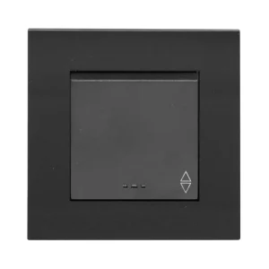 کلید تبدیل آسا پلکسی مشکی (مکانیزم +قاب)