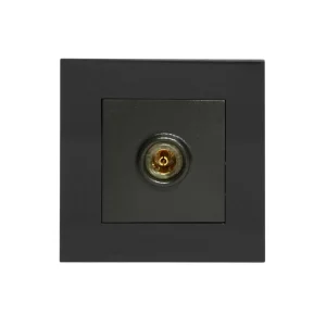 فیش آنتن /آسا پلکسی مشکی (مکانیزم +قاب)